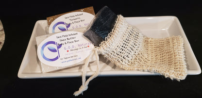 Exfoliating Mesh & Soap Saver Pouch